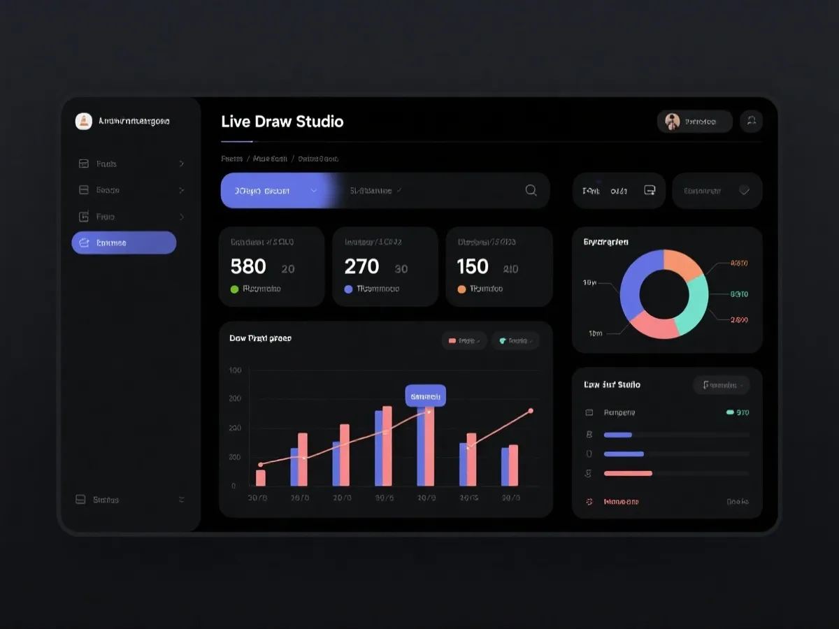 开奖直播与数据看板示意图