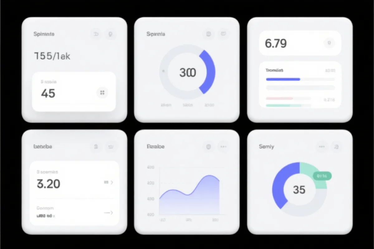 今日数据看板模块示意图